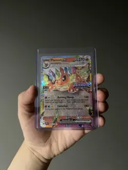 Pokemon TCG Flareon EX 014/131 Prismatic Evolutions Stamped Mint Condition - Image 1