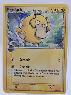 Psyduck 81/110 EX Holon Phantoms Delta Species CGC 9.5 2006 Pokemon TCG English - Image 2