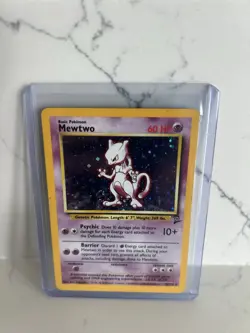 Pokemon TCG Mewtwo Base Set 10/102 Holo 1999-2000 Wizards Base Set Copyright... - Image 1