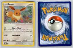 Eevee - (Cosmos Holo) SM184 Holo Promo Sun & Moon Promo Pokemon NM - LP - Image 3