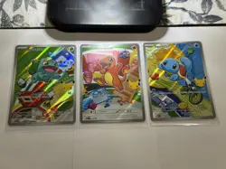 Pokemon TCG First Partner Illustration Collection Series 1 Kanto GEN 1 Starters - Image 1