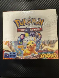2024 Pokemon Scarlett & Violet Surging Sparks Booster Box Factory Sealed - Image 1