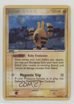 Elekid Reverse Foil Pokemon EX Unseen Forces #23 2005 - Image 1