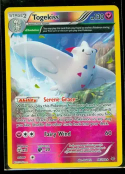 Pokemon TOGEKISS 46/108 - XY Roaring Skies RARE Rev Holo - NEAR MINT/MINT - Image 1
