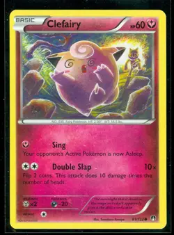 Pokemon CLEFAIRY 81/122 - XY BREAKpoint - - NEAR MINT/MINT - Image 1