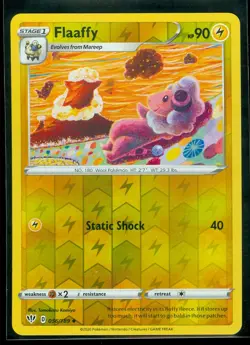 Pokemon FLAAFFY 056/189 Darkness Ablaze - Rev Holo - - MINT - Image 1