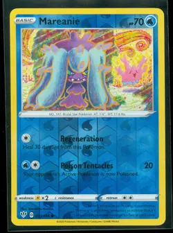 Pokemon MAREANIE 051/189 Darkness Ablaze - Rev Holo - - MINT - Image 1