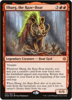 Ilharg, the Raze-Boar (Regular, #133, NM) War of the Spark (WAR), MTG - Image 1