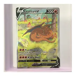 Charizard V SWSH260 Sword & Shield Promo Holo English 220 HP Kato - Image 1