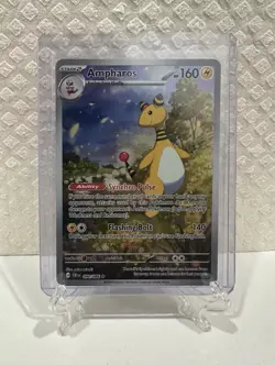 Pokemon TCG Chaos Rising Ampharos Illustration Rare 090/086 Pack Fresh NM - Image 3