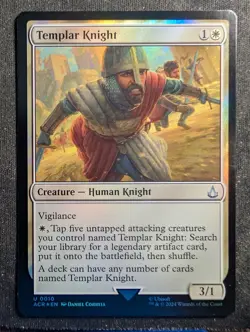 Templar Knight - Foil - UB: Assassin's Creed (MTG) - Image 1