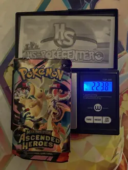 EXTREMELY HEAVY! 22.38g Ascended Heroes Pokemon TCG Booster (SEALED) - Image 1