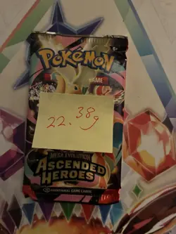 EXTREMELY HEAVY! 22.38g Ascended Heroes Pokemon TCG Booster (SEALED) - Image 2