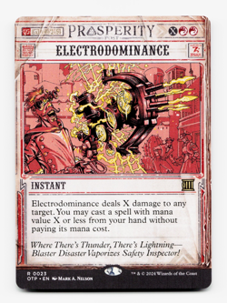 Electrodominance [Outlaws of Thunder Junction: Breaking News] MTG Magic NM/M 🔥 - Image 1