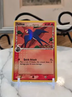 Pokemon TCG Taillow (Delta Species) 66/101 Dragon Frontiers Reverse Holo HP - Image 1