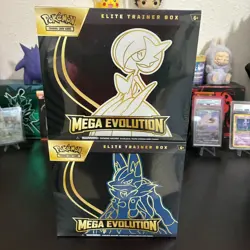Mega Evolution Elite Trainer Box ETB Lucario & Gardevoir - Sealed Lot Of 2 - Image 1