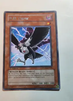 Yu-Gi-Oh! TCG D.D. Crow Strike of Neos STON-EN024 1st Edition Rare - Image 4