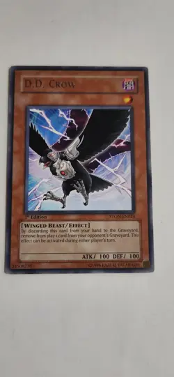 Yu-Gi-Oh! D.D. Crow STON-EN024 1st Edition Rare!!! Played - Image 4