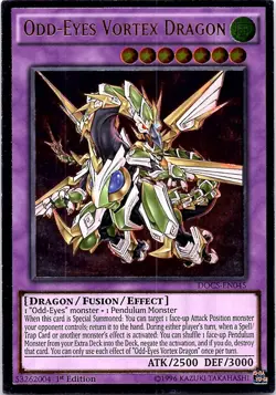 Odd-Eyes Vortex Dragon (UTR) DOCS-EN045 Dimension of Chaos 1st Edition - Image 1