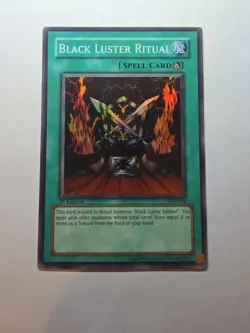 Black Luster Ritual SYE-025 Yugioh TCG Super Rare 1st Ed MP - Image 1