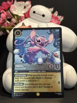 Disney Lorcana - Angel, Experiment 624 - Winterspell - Legendary - COLD FOIL - Image 1