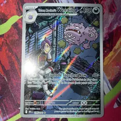 Pokemon TCG Team Rocket's Weezing 199/182 - Destined Rivals Card - NM - Image 1