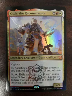 Osgir, the Reconstructor NM FOIL Commander 2021 MTG FREE SHIPPING - Image 1
