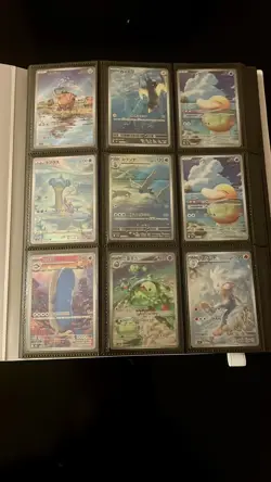 Pokemon TCG Binder Collection of 94 Japanese and Korean cards - SRs/ARs, ACE, EX - Image 1