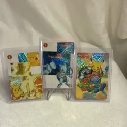 1996 Japanese Pokemon TCG 3-Card Lot Charizard Machamp Jolteon Machamp Lapras - Image 5