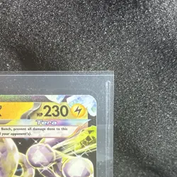 Pokemon TCG Mewtwo ex Full Art Tera Double Rare Holo SV04 058/182 Card - Image 4
