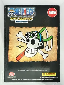 Panini One Piece Epic Journey Trading Card #125 Sogeking Wanted - Image 2