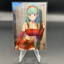 Bulma Holographic Anime Collectible Trading Card - Image 1