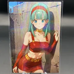 Bulma Holographic Anime Collectible Trading Card - Image 3
