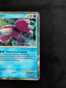 Pokemon TCG Kyogre Call of Legends SL6 Shiny Holo Rare Card 2011 LP - Image 2