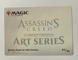 Rooftop Bypass - 20/20 - Assassin's Creed - MTG Art Series Card - Image 2