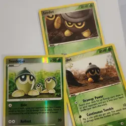 Pokemon TCG Card Lot - Seedot, Nuzleaf, Diamond & Pearl, 5 Cards, Holo, 2007 - Image 1