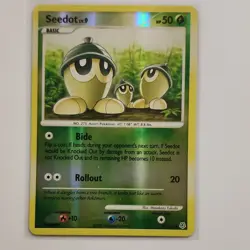 Pokemon TCG Card Lot - Seedot, Nuzleaf, Diamond & Pearl, 5 Cards, Holo, 2007 - Image 3