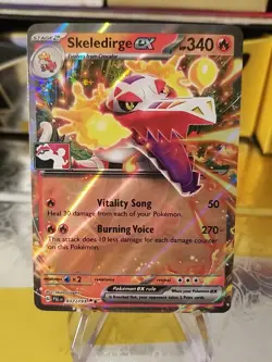 Skeledirge Ex Pokemon Prize Pack Series 4 Promo Pokemon Card NM/LP Play Stamp - Image 1