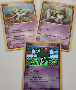 Pokemon TCG Card Lot - Ralts 59/108 (x2), Kirlia 31/108, 2007 - Image 1