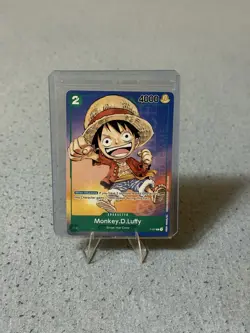 Monkey.D.Luffy P-037 One Piece Anime EXPO Promotion Card Non Foil Sealed - Image 1