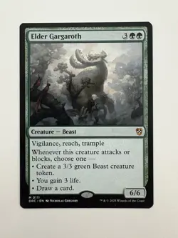 Elder Gargaroth MTG Magic the Gathering Card NM Near Mint DRC - Image 1