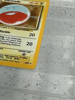 Pokemon ELECTRODE Holo Rare Jungle No Symbol Error Misprint Card 2/64 VTG 1999 - Image 5