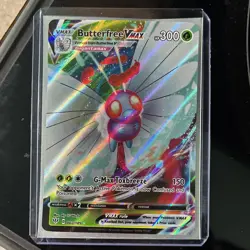 Butterfree Vmax 002/189 Darkness Ablaze - NM Ultra Rare Full Art Pokemon Card - Image 1