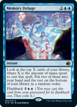 1x Memory Deluge NM-Mint, English Innistrad: Midnight Hunt MTG Magic - Image 1