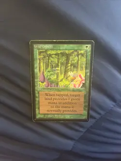 Wild Growth (Beta) HP MTG - Image 1