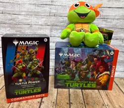MAGIC THE GATHERING TEENAGE MUTANT NINJA TURTLES BUNDLE BOX PLUS COMMANDER DECK - Image 1