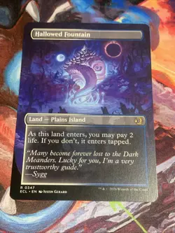 Hallowed Fountain (Borderless) Lorwyn Eclipsed - Rare Land Mint - Image 5