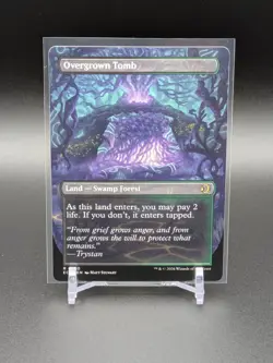 OVERGROWN TOMB (BORDERLESS) 350 - Lorwyn Eclipsed R NM - - Image 2