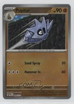 Pupitar Poke Ball Foil Pokemon Prismatic Evolutions PRE #048 - Image 1