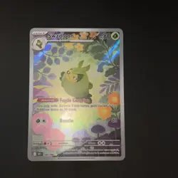 Pokemon Swadloon 088/086 Wht It Near Mint Nm Ita Fuoco Bianco Rara Illustrazione - Image 3